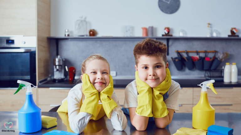Kinder helfen im Haushalt