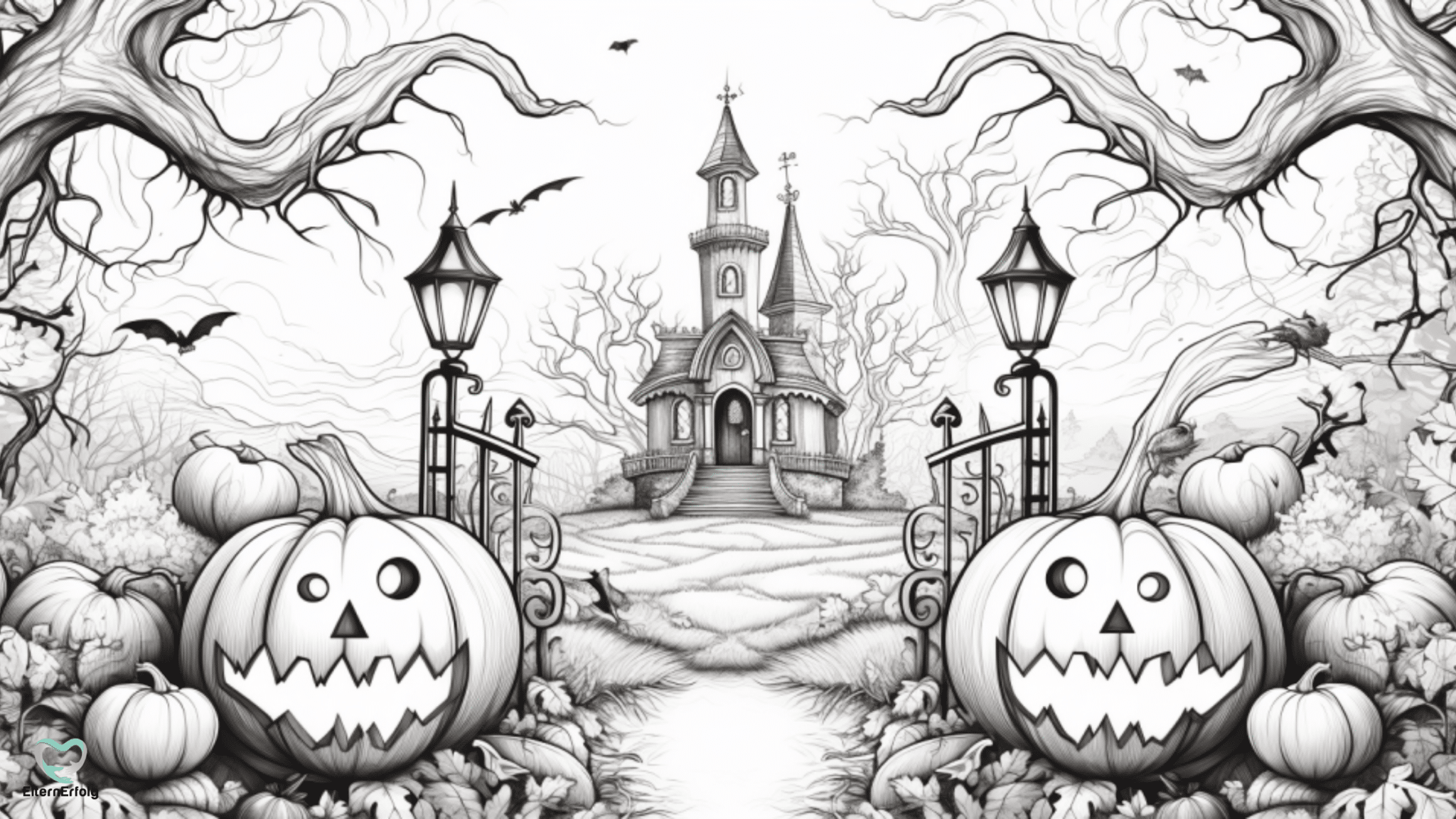 Halloween Bild Zum Ausmalen: Unleash Your Artistic Spirit and Embrace the Spooky Season