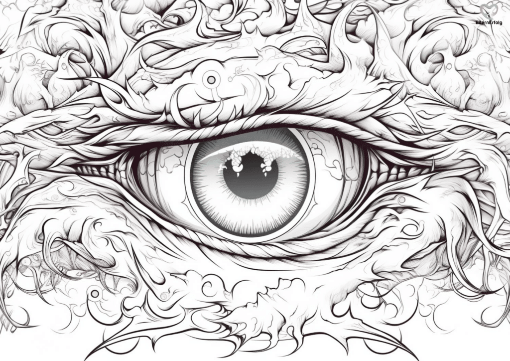 augen ausmalbilder