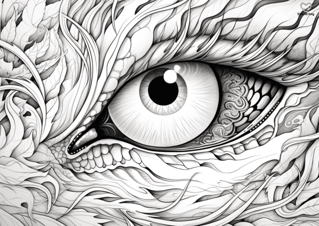 augen ausmalbilder