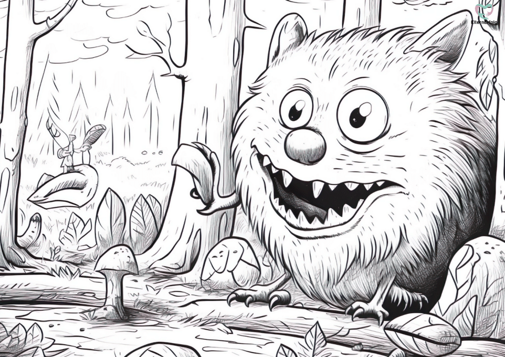 ausmalbilder monster