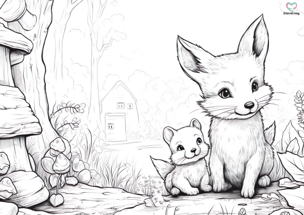 ausmalbilder fuchs