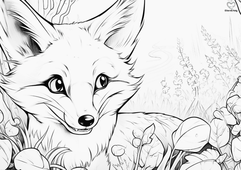fuchs ausmalbilder
