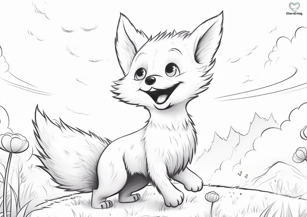 fuchs ausmalbilder