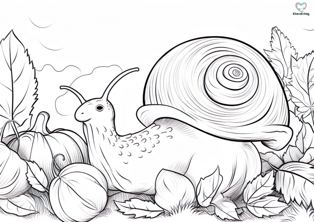 schnecke ausmalbilder
