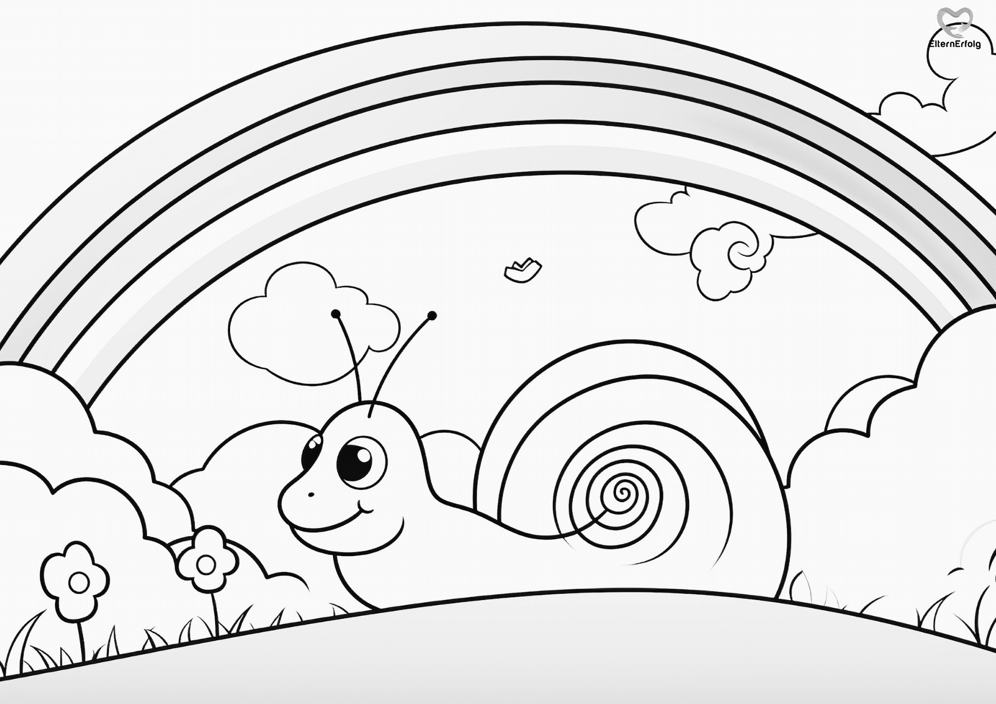 ausmalbilder schnecken