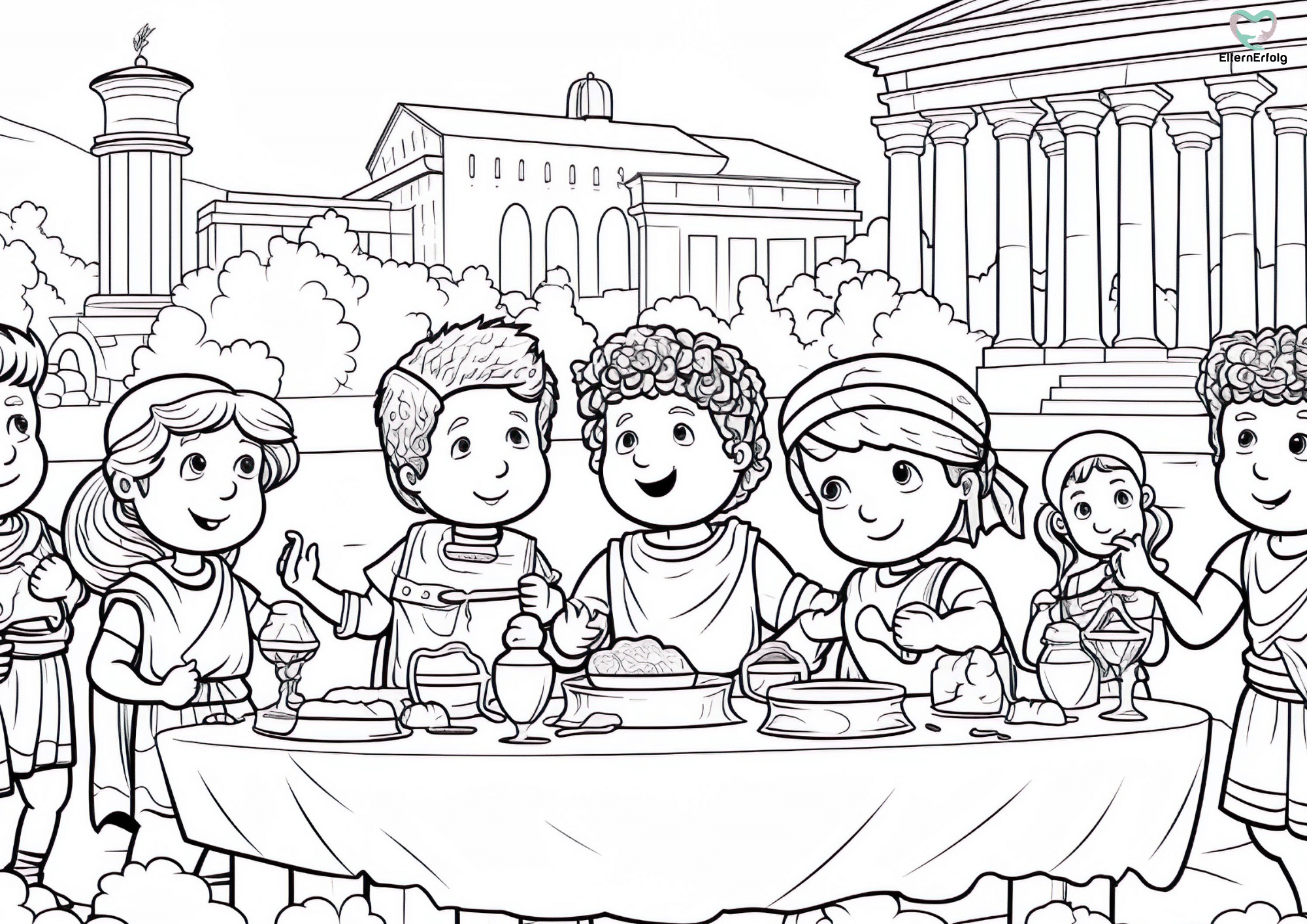 Ausmalbild Römer: 10 kostenlose Malvorlagen der Antike