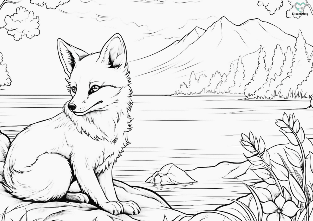 fuchs ausmalbilder