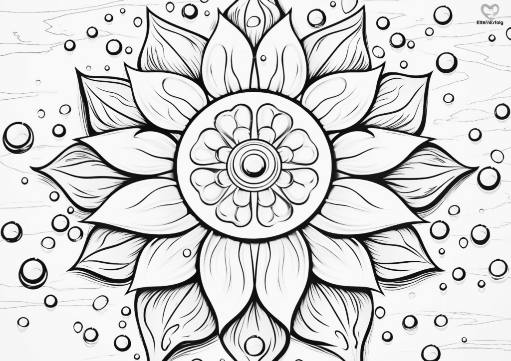 ausmalbild mandala herbst