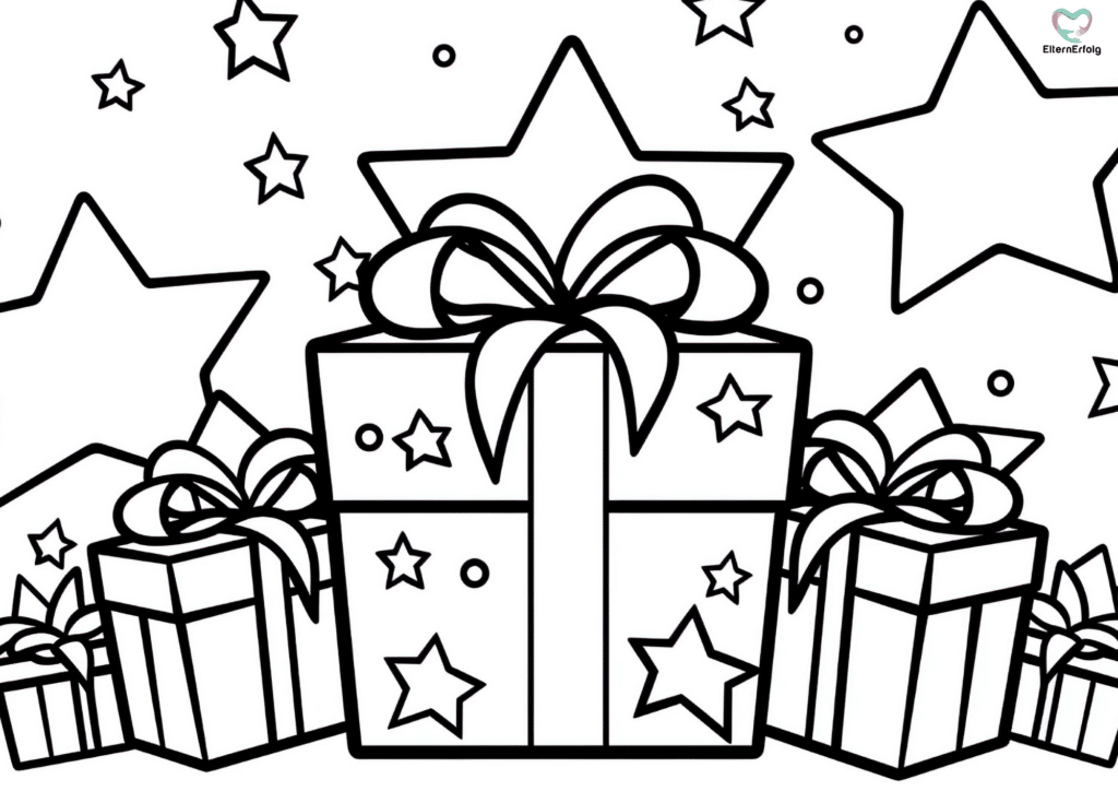 ausmalbilder geschenk