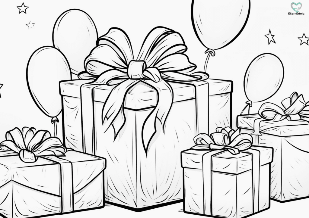 Geschenke Ausmalbilder