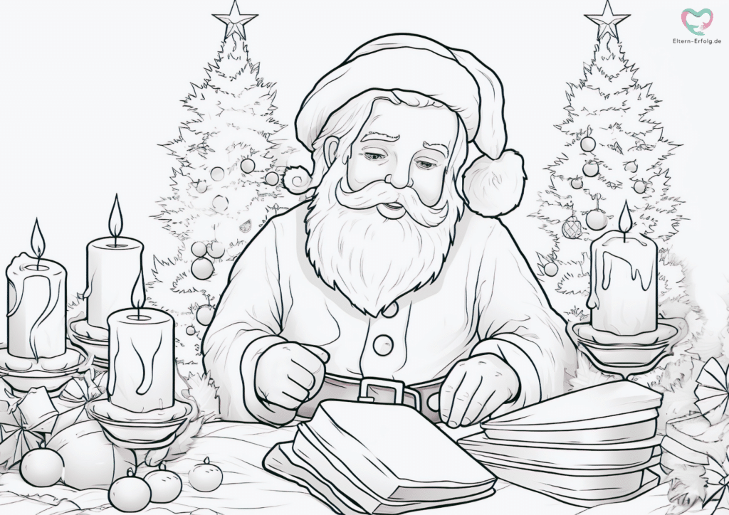 ausmalbild adventskranz