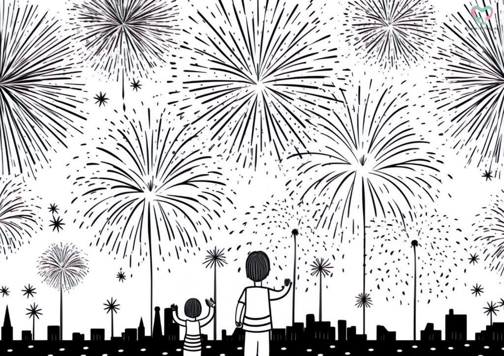 ausmalbilder silvester