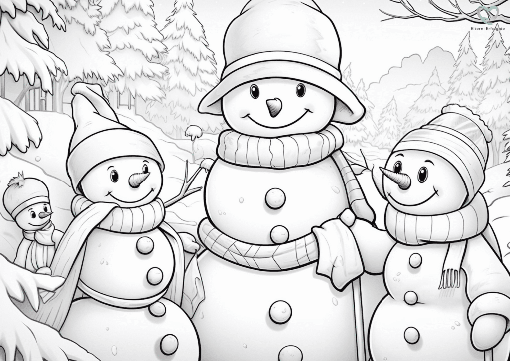 ausmalbilder winter