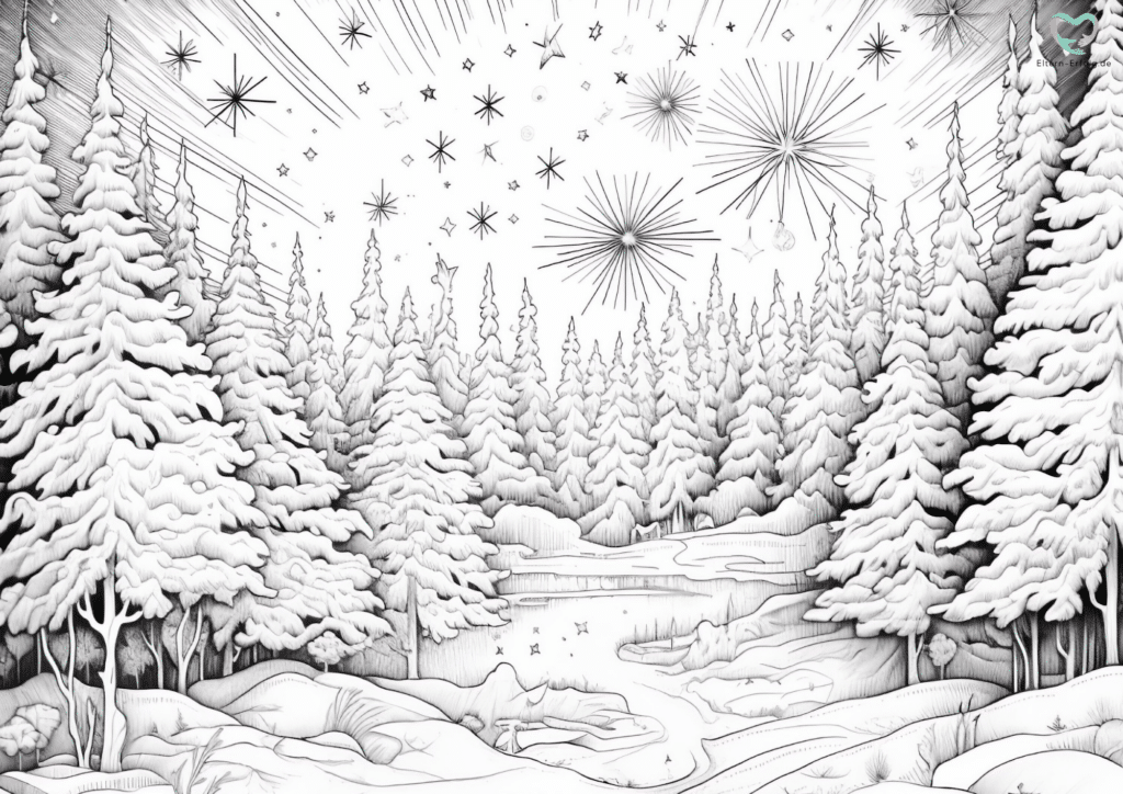 ausmalbilder silvester