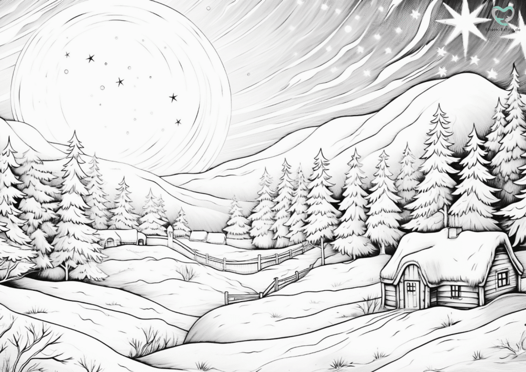 ausmalbilder winter