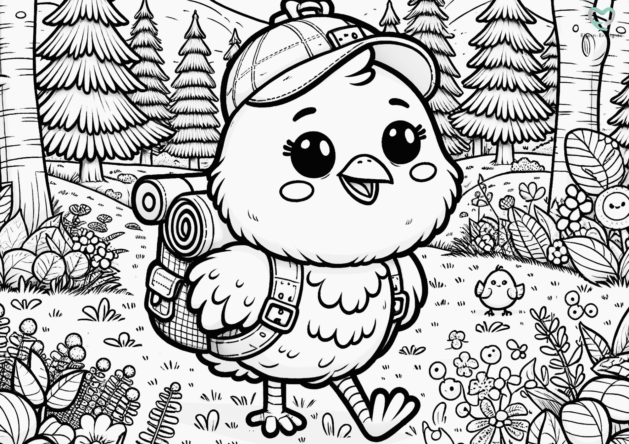 Kostenlose Küken Ausmalbilder: Malvorlagen zum Ausdrucken