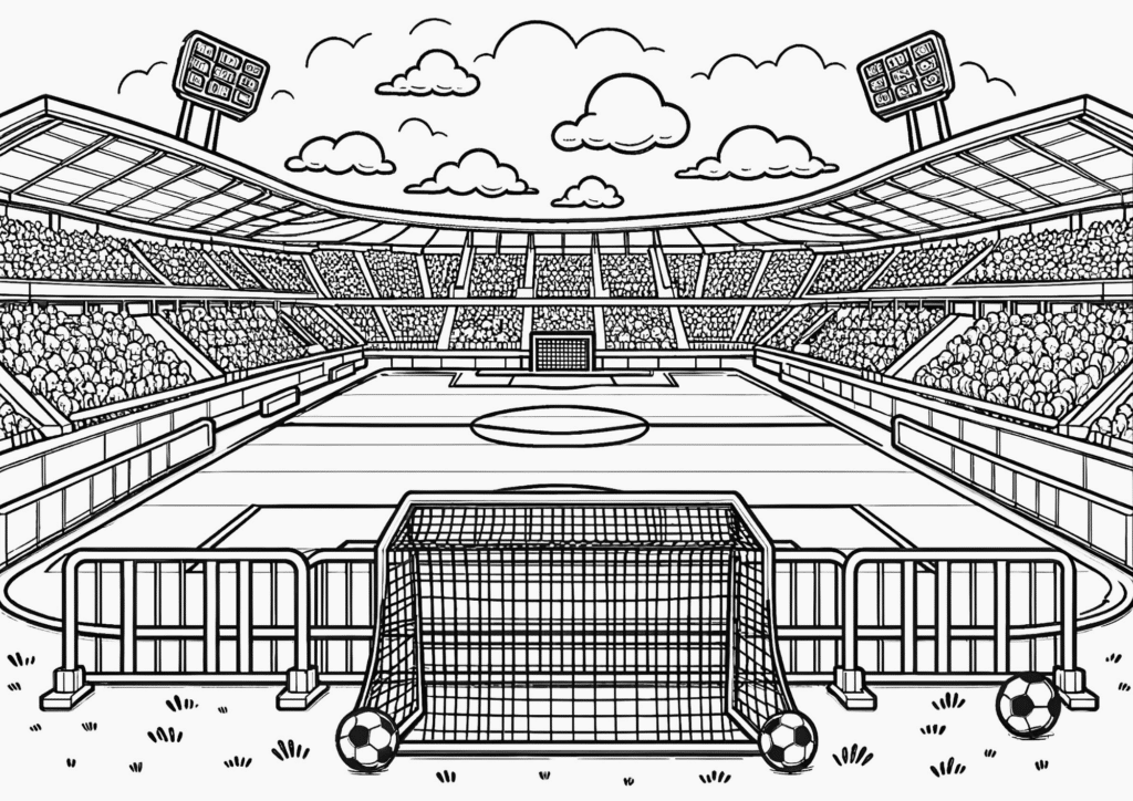 ausmalbild fußball