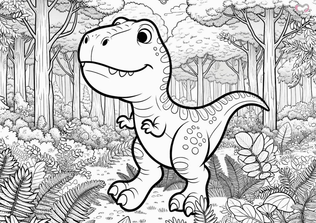 Ausmalbilder Dinos