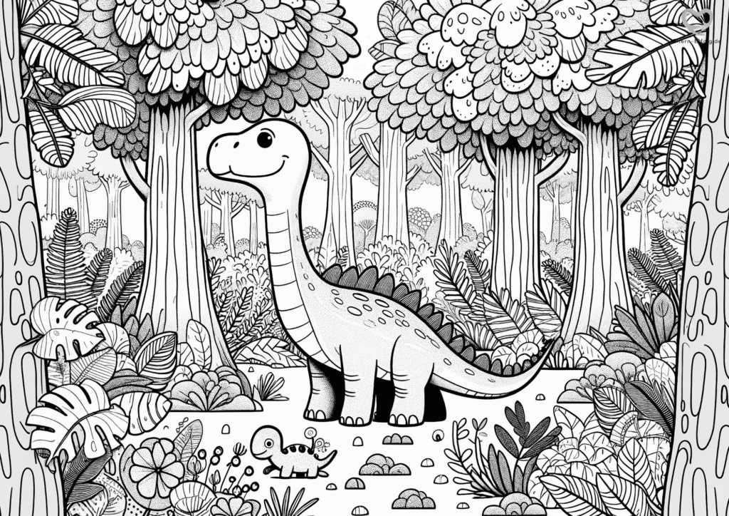 ausmalbilder dino