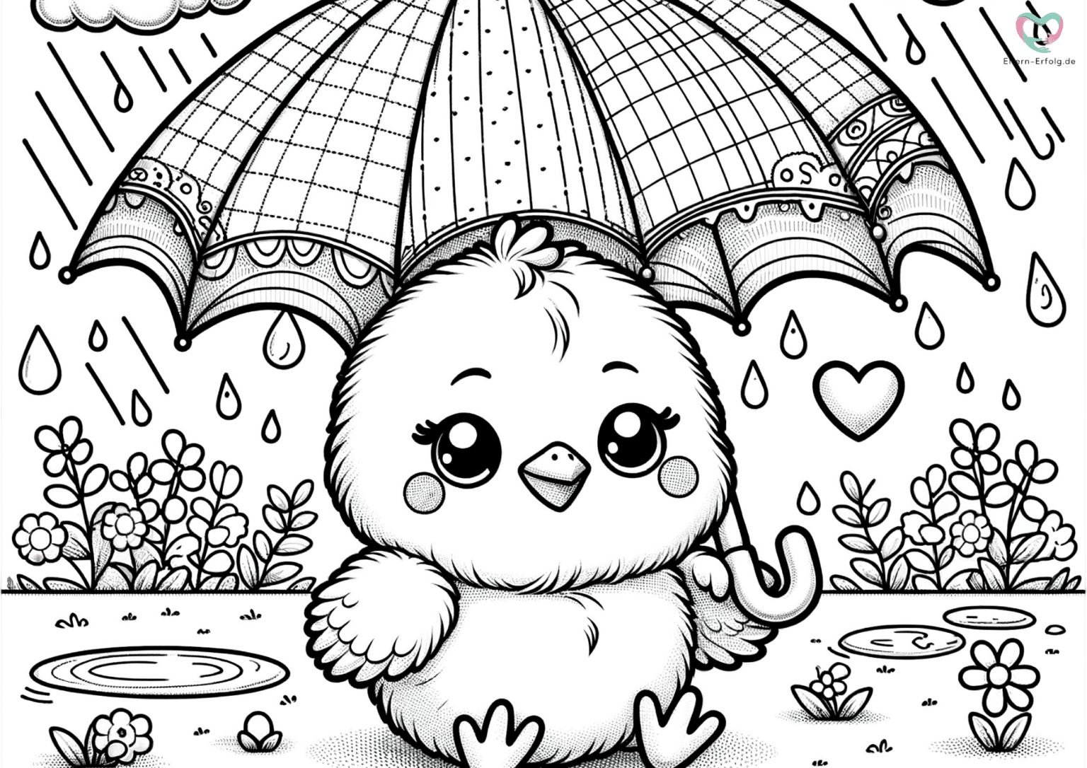 Kostenlose Küken Ausmalbilder: Malvorlagen zum Ausdrucken