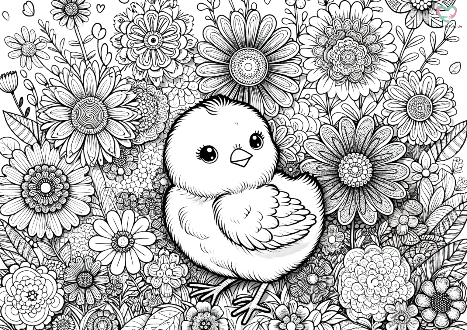 Kostenlose Küken Ausmalbilder: Malvorlagen zum Ausdrucken