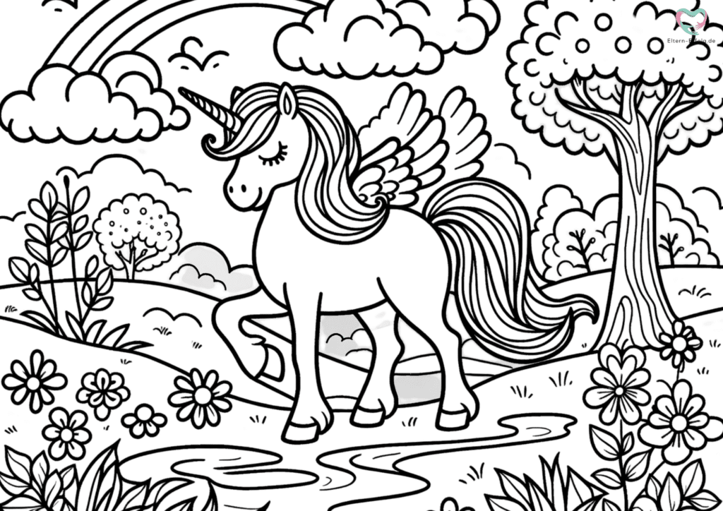 Einhorn Ausmalbilder