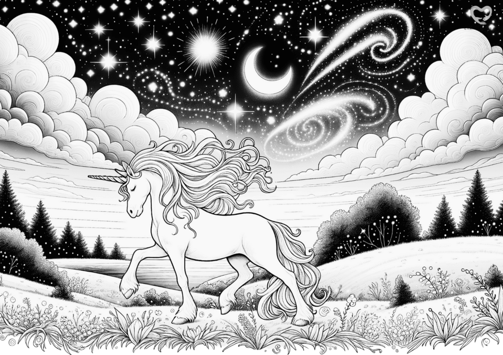 Einhorn Ausmalbilder