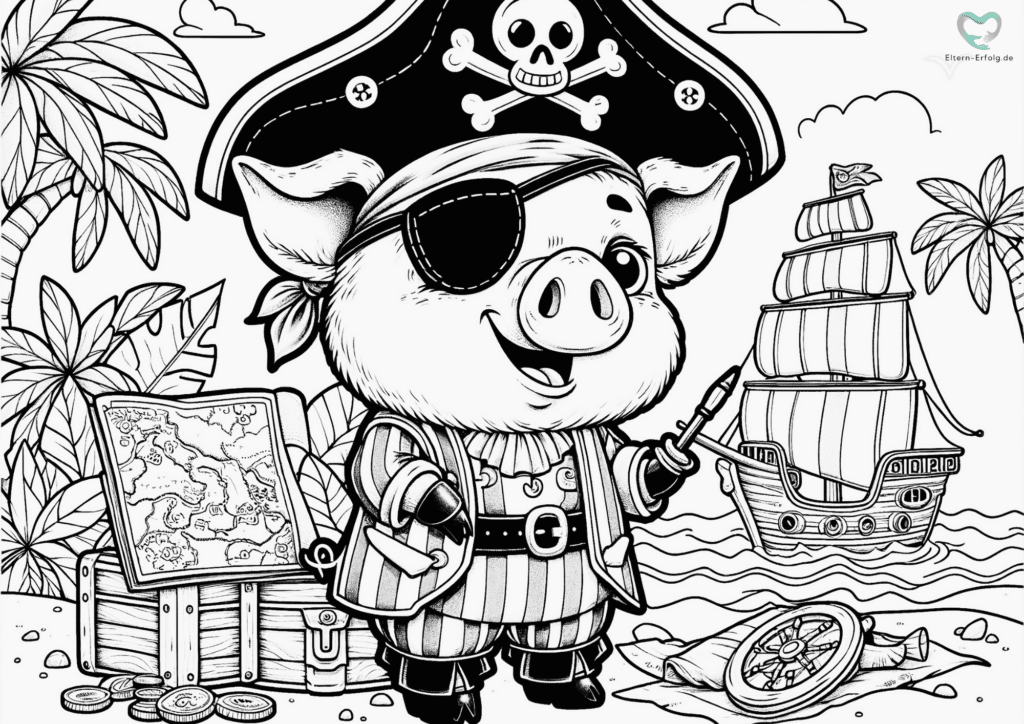 ausmalbilder schweine