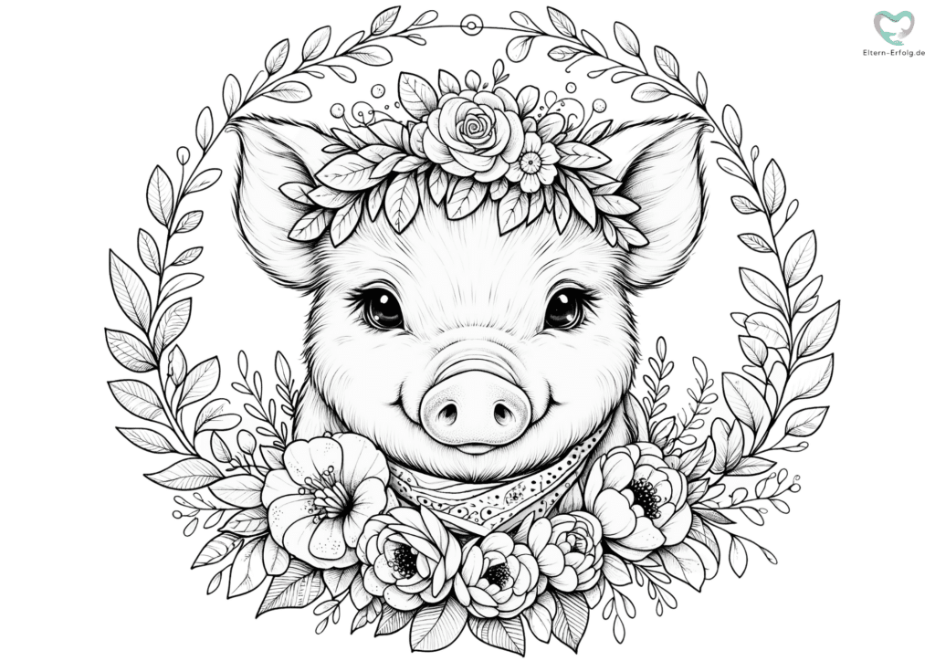 schweine ausmalbilder