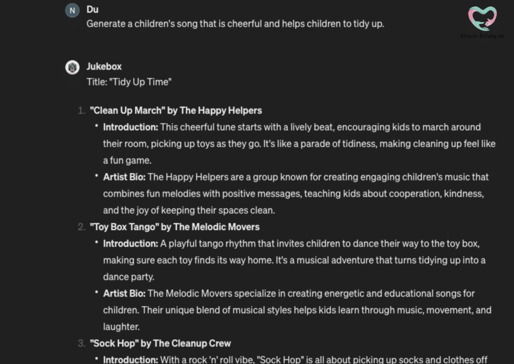 Jukebox Kreativität Kinder KI