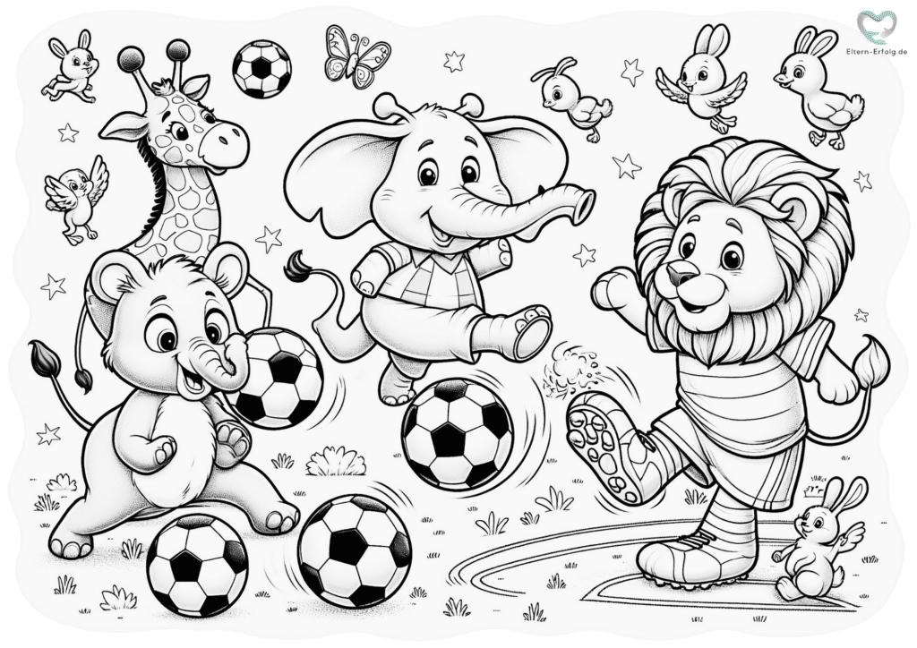 fußball ausmalbild