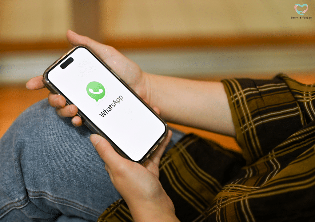 Informationen in einer Eltern-WhatsApp-Gruppe