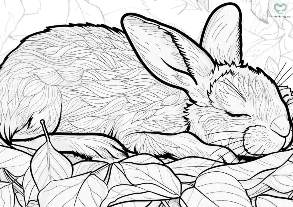 Ausmalbild Hasen