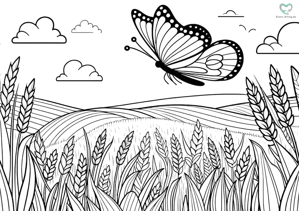 schmetterling ausmalbilder