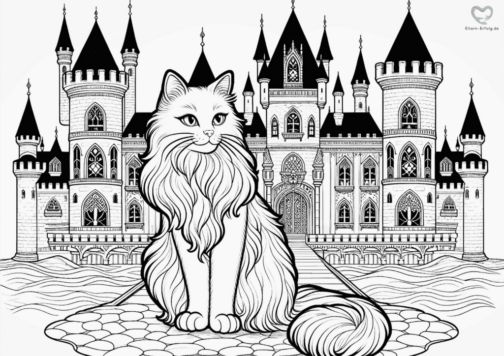 Ausmalbilder Katzen 