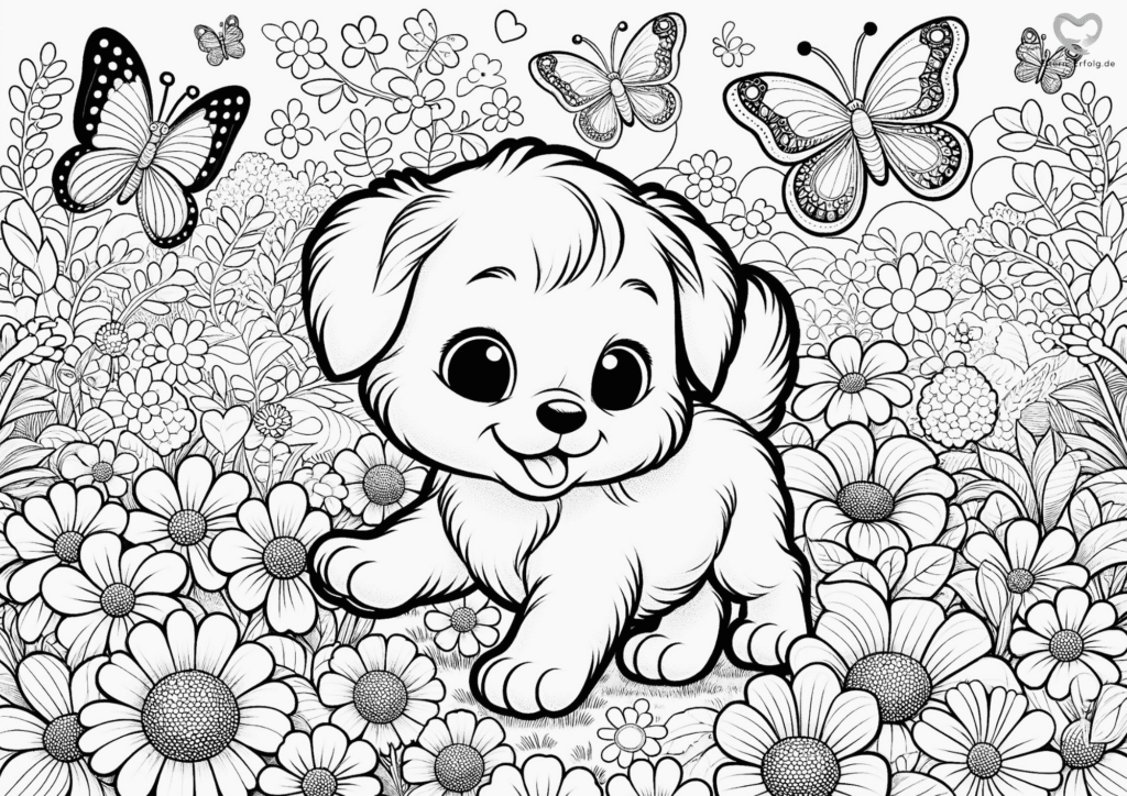 Hunde Ausmalbilder