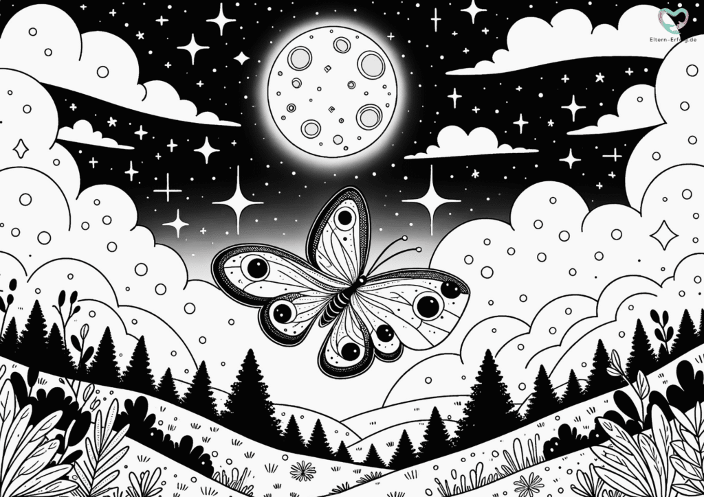 ausmalbilder schmetterling