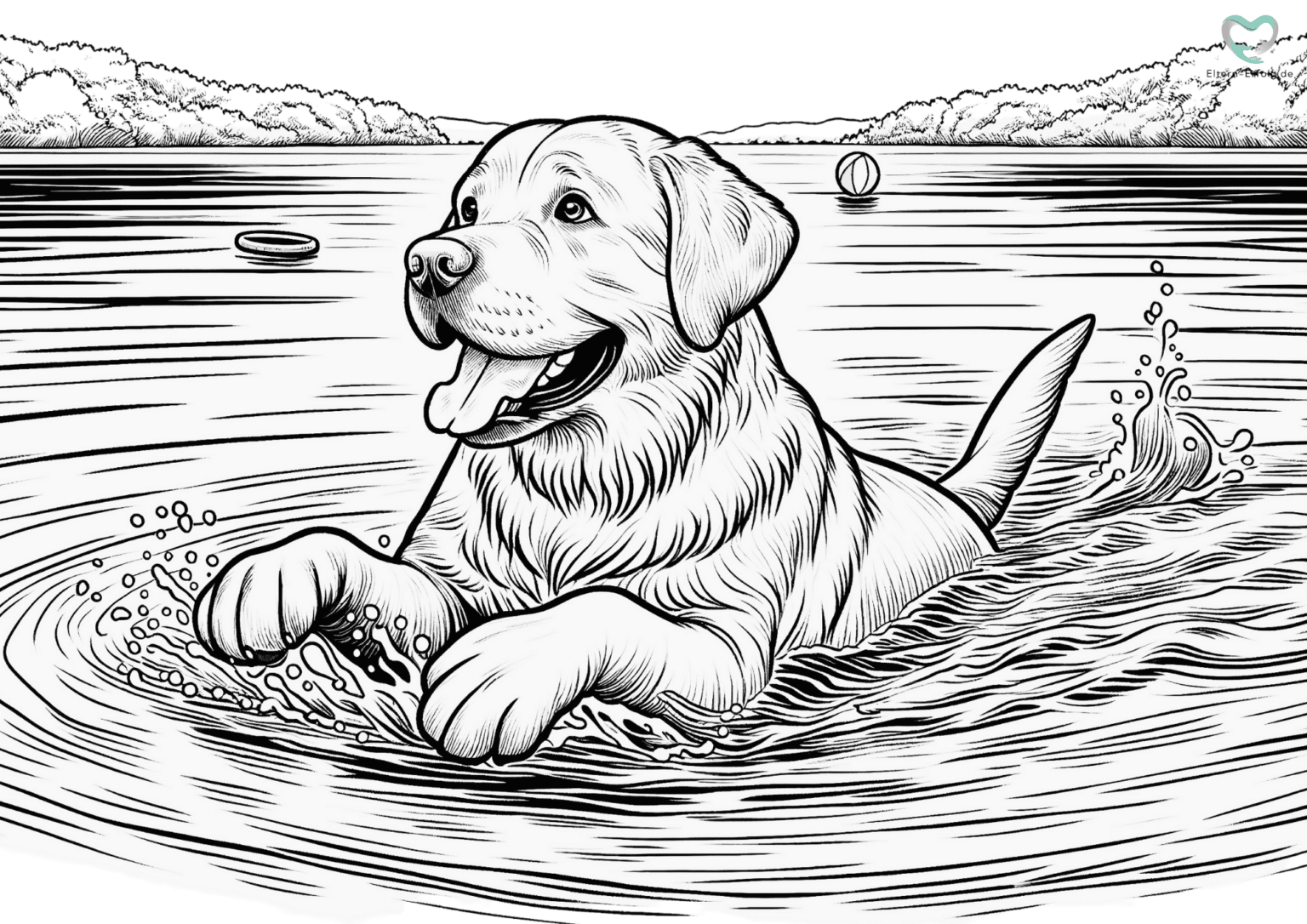 Hunde Ausmalbilder: Kostenlose Malvorlagen ausdrucken