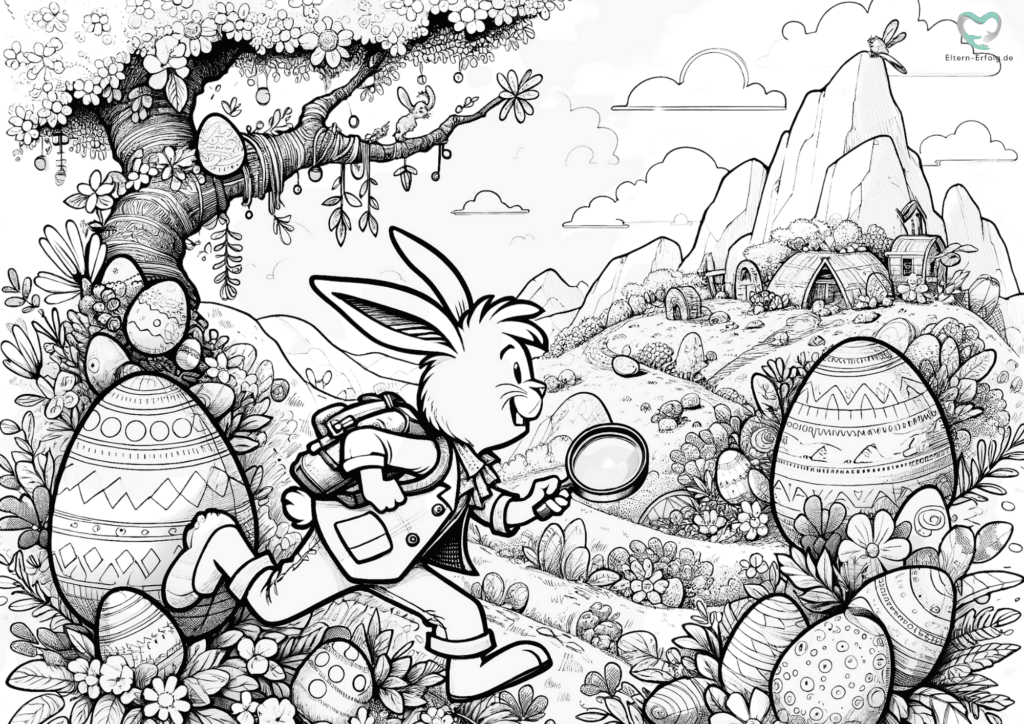 Ausmalbild Ostern