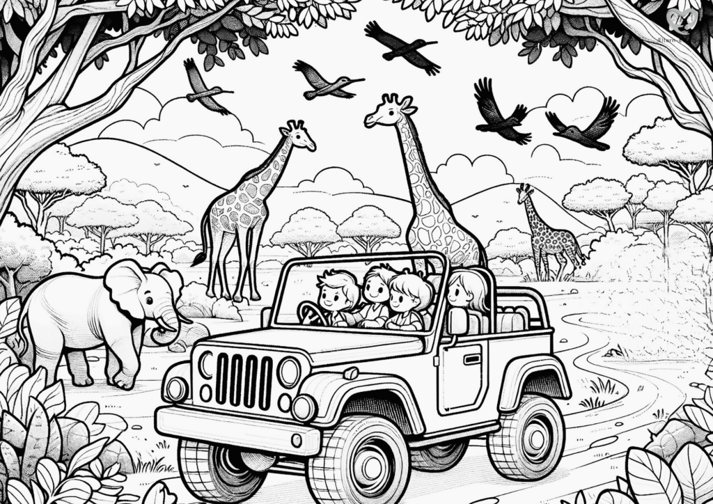 Sommer Ausmalbild