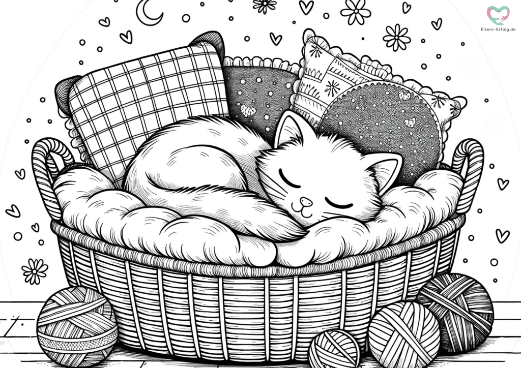 Katzen Ausmalbilder 