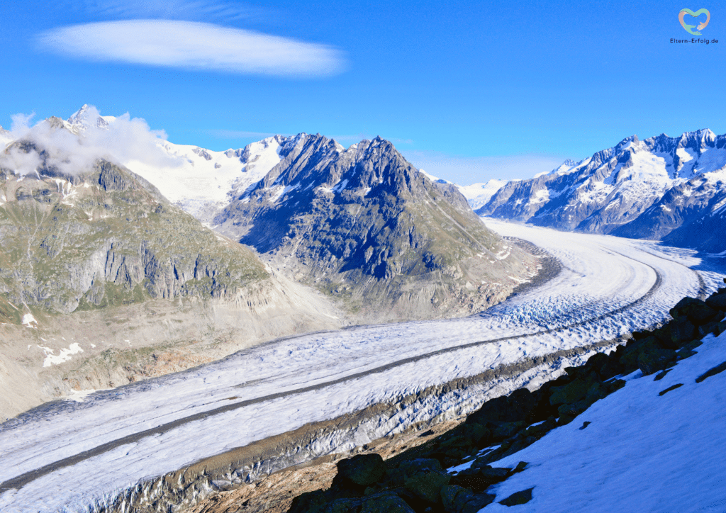 Aletschgletscher Ausflug Kinder 