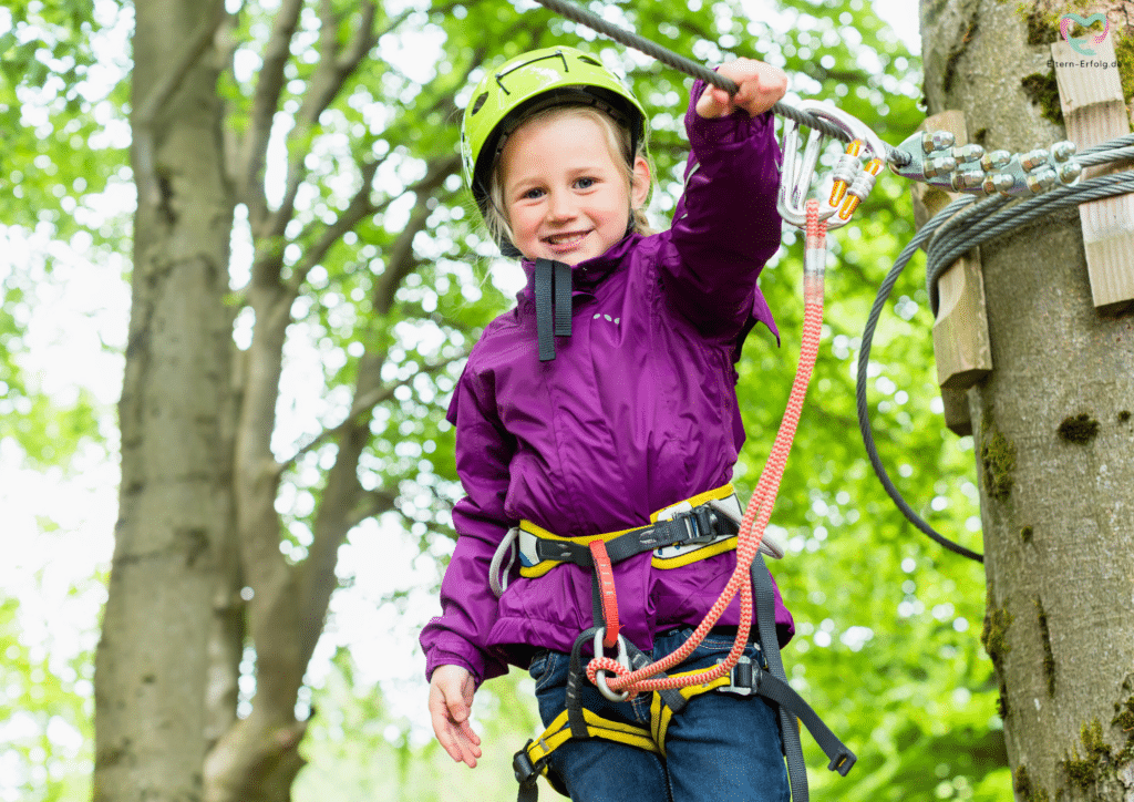 Hochseilgarten Altenhof Kinder Ausflug 