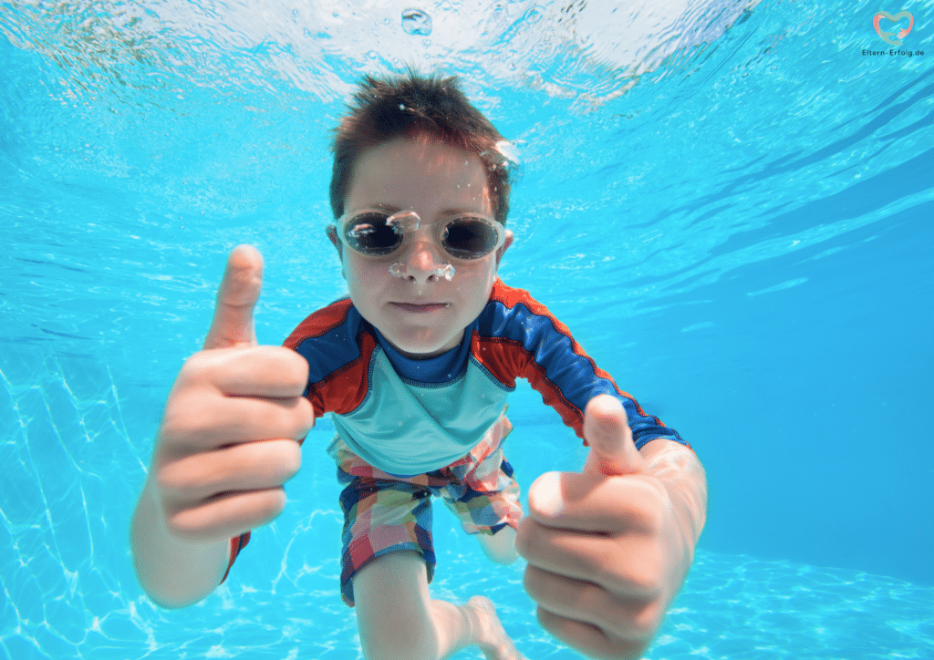 Kinder schwimmenlernen